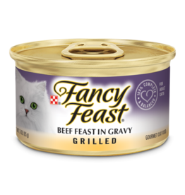 NESTLE PURINA PETCARE FANCY FEAST GRILLED BEEF 3OZ CASE OF 24