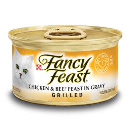 Nestle Purina FANCY FEAST GRILLED CHICKEN & BEEF CASE OF 24