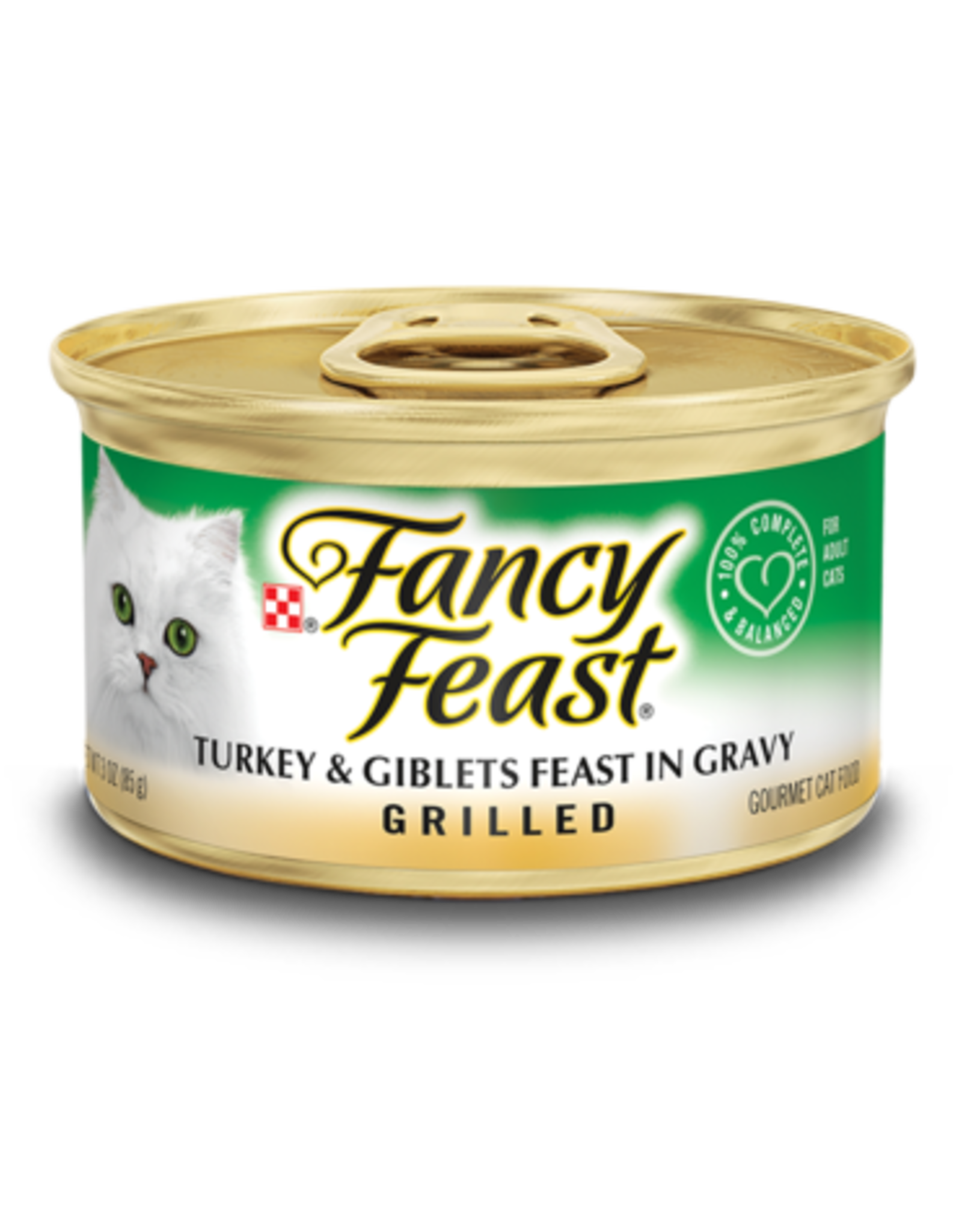 NESTLE PURINA PETCARE FANCY FEAST GRILLED TURKEY & GIBLETS 3OZ CASE OF 24