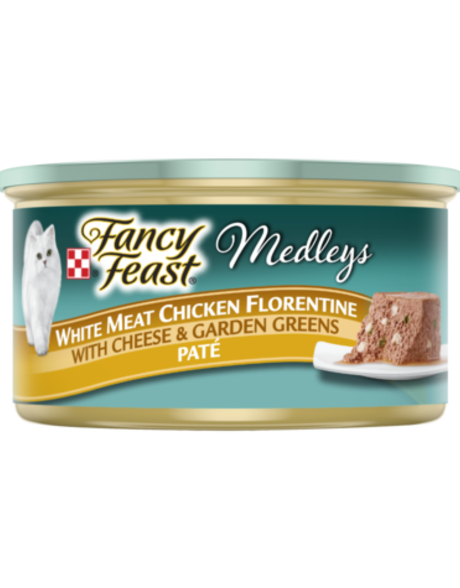 Nestle Purina FANCY FEAST MEDLEYS CHICKEN FLORENTINE PATE CAN 3OZ CASE OF 24