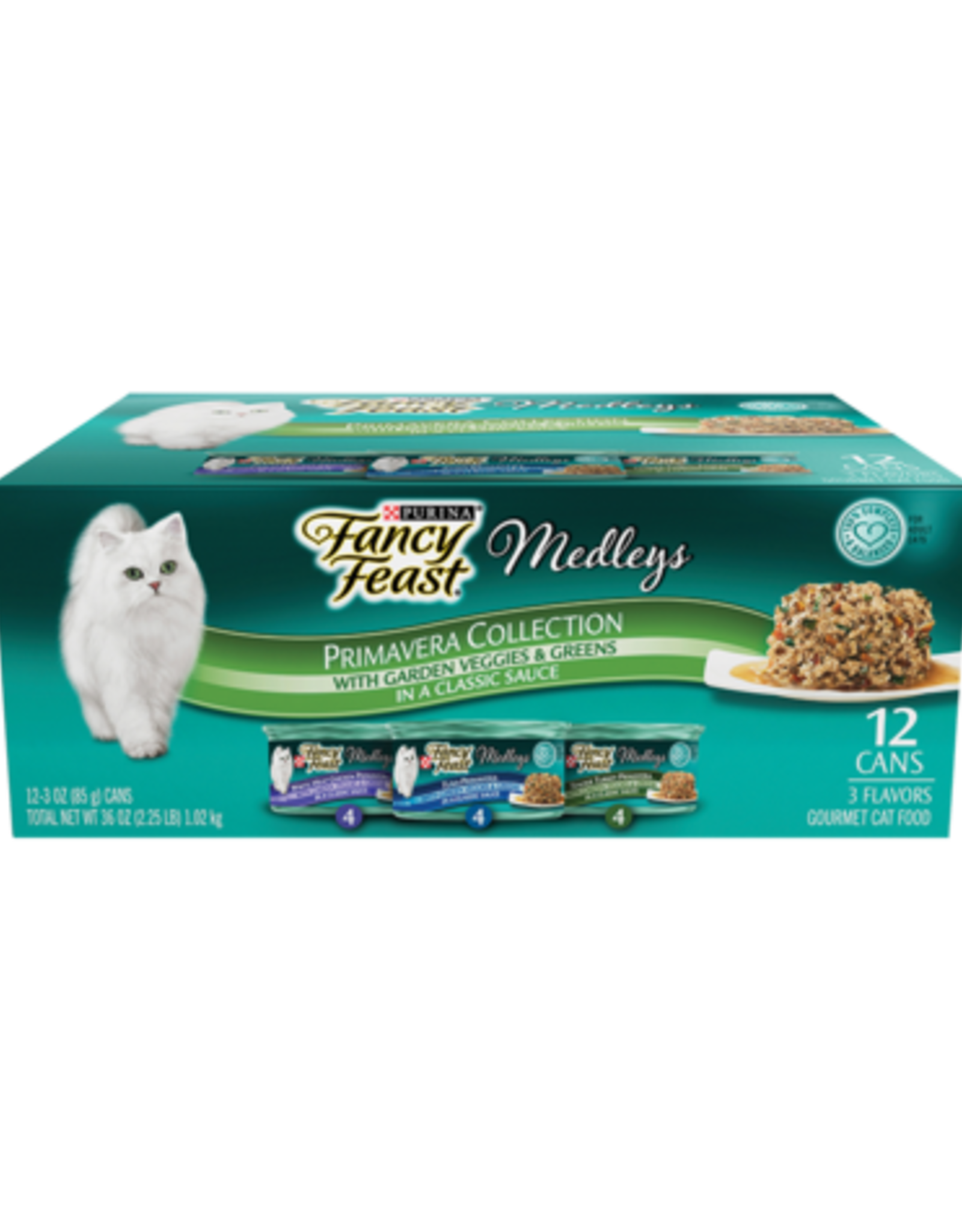Nestle Purina FANCY FEAST MEDLEYS PRIMAVERA VARIETY CANS 12 PACK