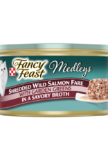 Nestle Purina FANCY FEAST MEDLEYS SHREDDED SALMON 3OZ CASE OF 24