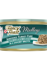 Nestle Purina FANCY FEAST MEDLEYS SHREDDED TURKEY 3OZ CASE OF 24