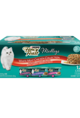 Nestle Purina FANCY FEAST MEDLEYS WHITE MEAT CHICKEN VARIETY CANS 12 PACK