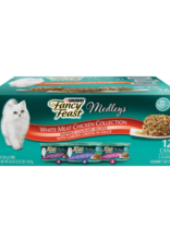 NESTLE PURINA PETCARE FANCY FEAST MEDLEYS WHITE MEAT CHICKEN VARIETY CANS 12 PACK