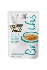 Nestle Purina FANCY FEAST CLASSIC BROTHS CHICKEN & VEGETABLES 1.4OZ CASE OF 16