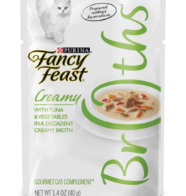 NESTLE PURINA PETCARE FANCY FEAST CREAMY BROTHS TUNA & VEGETABLES 1.4OZ CASE OF 16