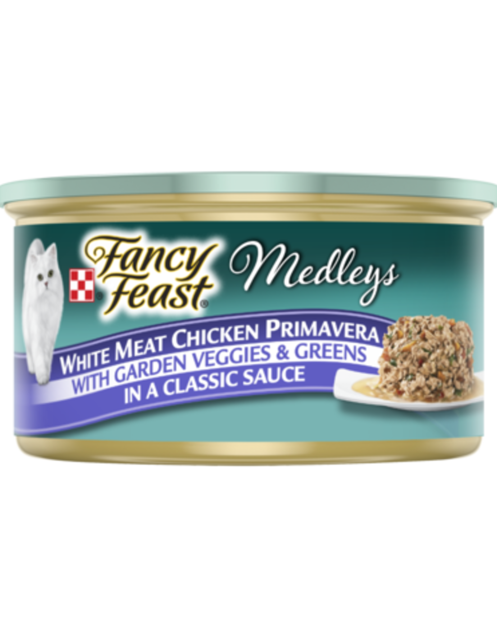 NESTLE PURINA PETCARE FANCY FEAST MEDLEYS CHICKEN PRIMAVERA 3OZ CASE OF 24