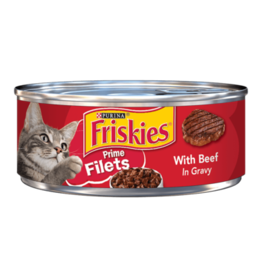 Nestle Purina FRISKIES CAT BEEF IN GRAVY PRIME FILETS CASE OF 24