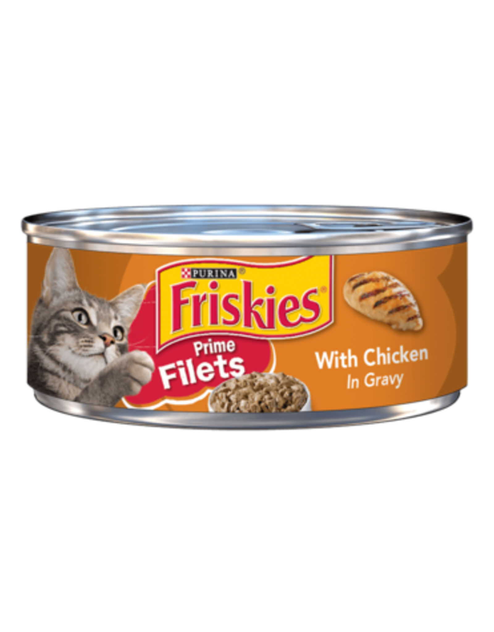 Nestle Purina FRISKIES CAT CHICKEN IN GRAVY PRIME FILETS 5.5OZ CASE OF 24   K