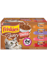 Nestle Purina FRISKIES CAT EXTRA GRAVY CHUNKY VARIETY 5.5OZ 24 CANS