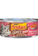 Nestle Purina FRISKIES CAT EXTRA GRAVY CHUNKY W/ SALMON 5.5OZ CASE OF 24   K