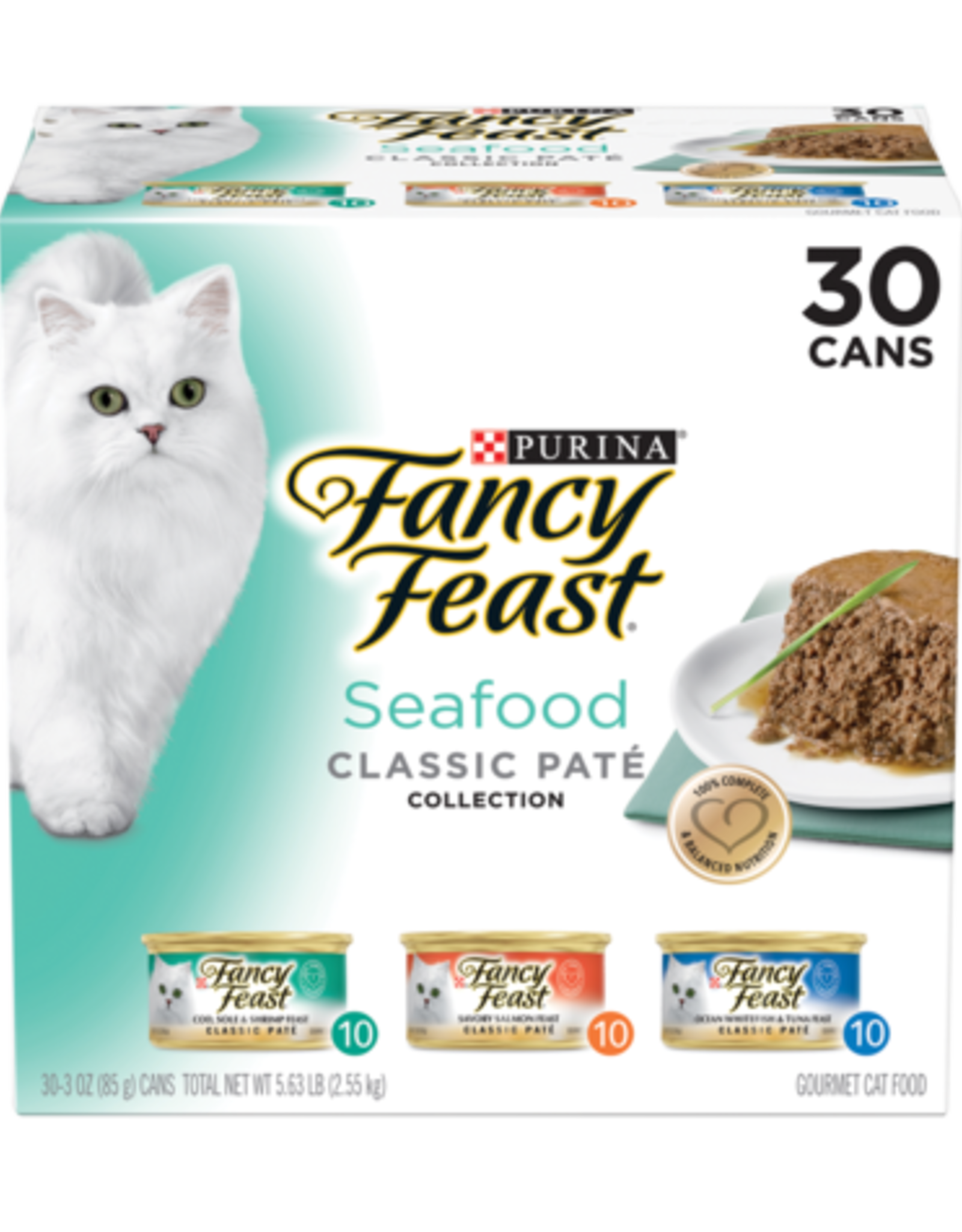 NESTLE PURINA PETCARE FANCY FEAST SEAFOOD CLASSIC VARIETY 24 PACK