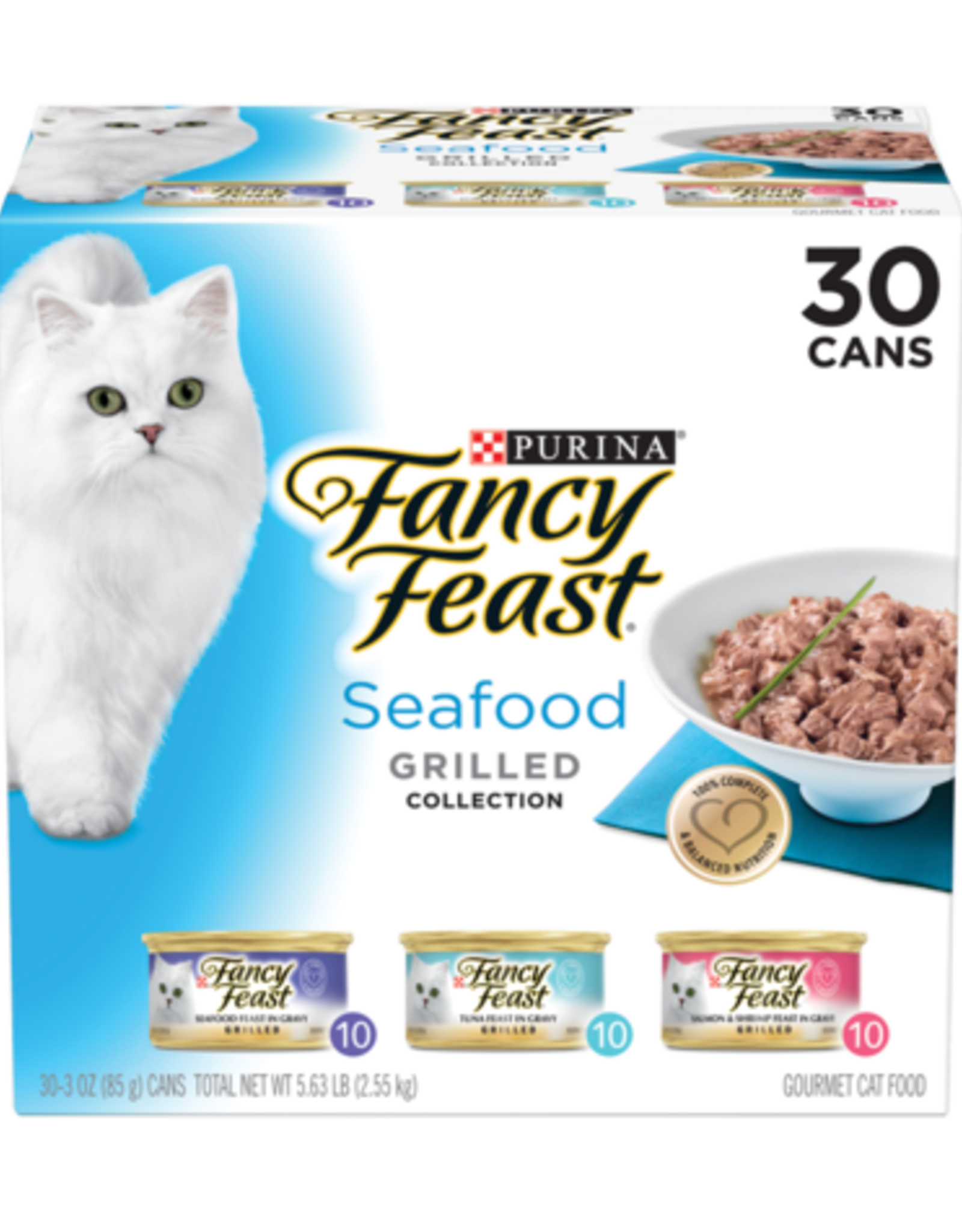 Nestle Purina FANCY FEAST SEAFOOD GRILLED VARIETY CANS 24 PACK