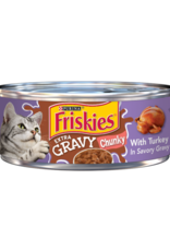 Nestle Purina FRISKIES CAT EXTRA GRAVY CHUNKY W/ TURKEY 5.5OZ CASE OF 24    K