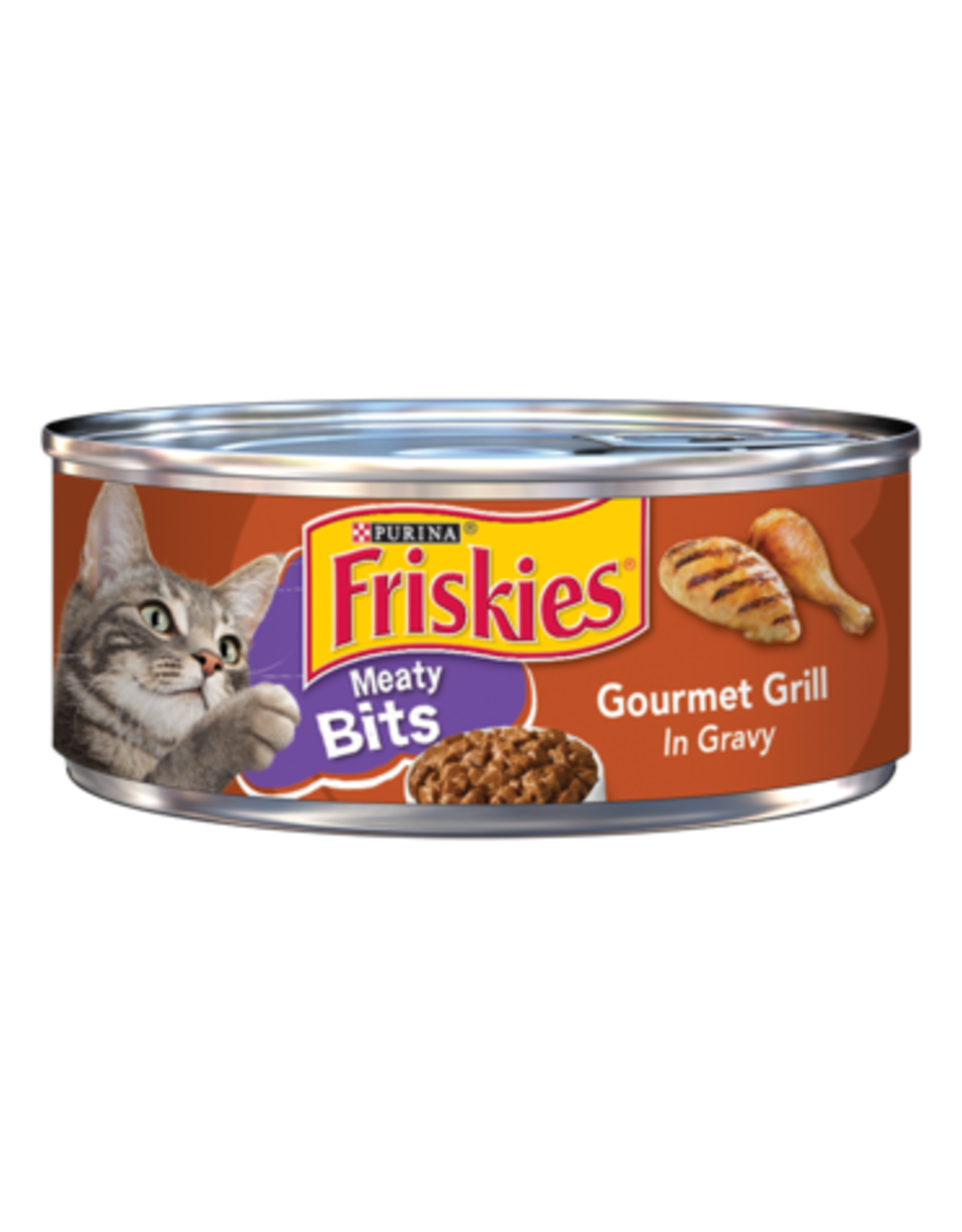 NESTLE PURINA PETCARE FRISKIES CAT GOURMET GRILL MEATY BITS 5.5OZ CASE OF 24