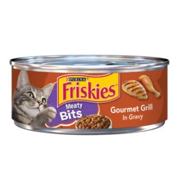 NESTLE PURINA PETCARE FRISKIES CAT GOURMET GRILL MEATY BITS 5.5OZ CASE OF 24