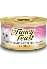 Nestle Purina FANCY FEAST SLICED CHICKEN HEARTS & LIVER CASE OF 24
