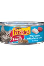 Nestle Purina FRISKIES CAT OCEAN WHITEFISH & TUNA PRIME FILETS 5.5OZ CASE OF 24   K