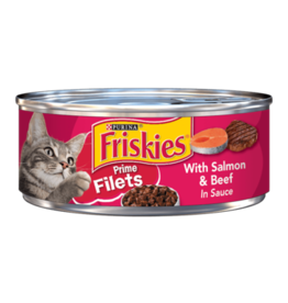 FRISKIES CAT PRIME FILETS SALMON & BEEF 5.5OZ CASE OF 24