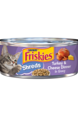 Nestle Purina FRISKIES CAT SHREDDED TURKEY & CHEESE 5.5OZ CASE OF 24