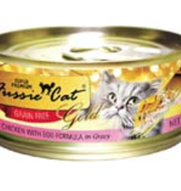 Fussie Cat FUSSIE CAT GOLD CHICKEN WITH EGG & GRAVY CAN 2.82OZ CASE OF 24