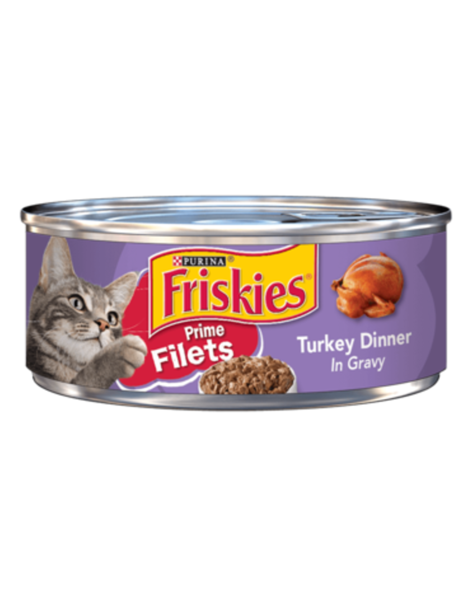 NESTLE PURINA PETCARE FRISKIES CAT TURKEY DINNER PRIME FILETS 5.5OZ CASE OF 24