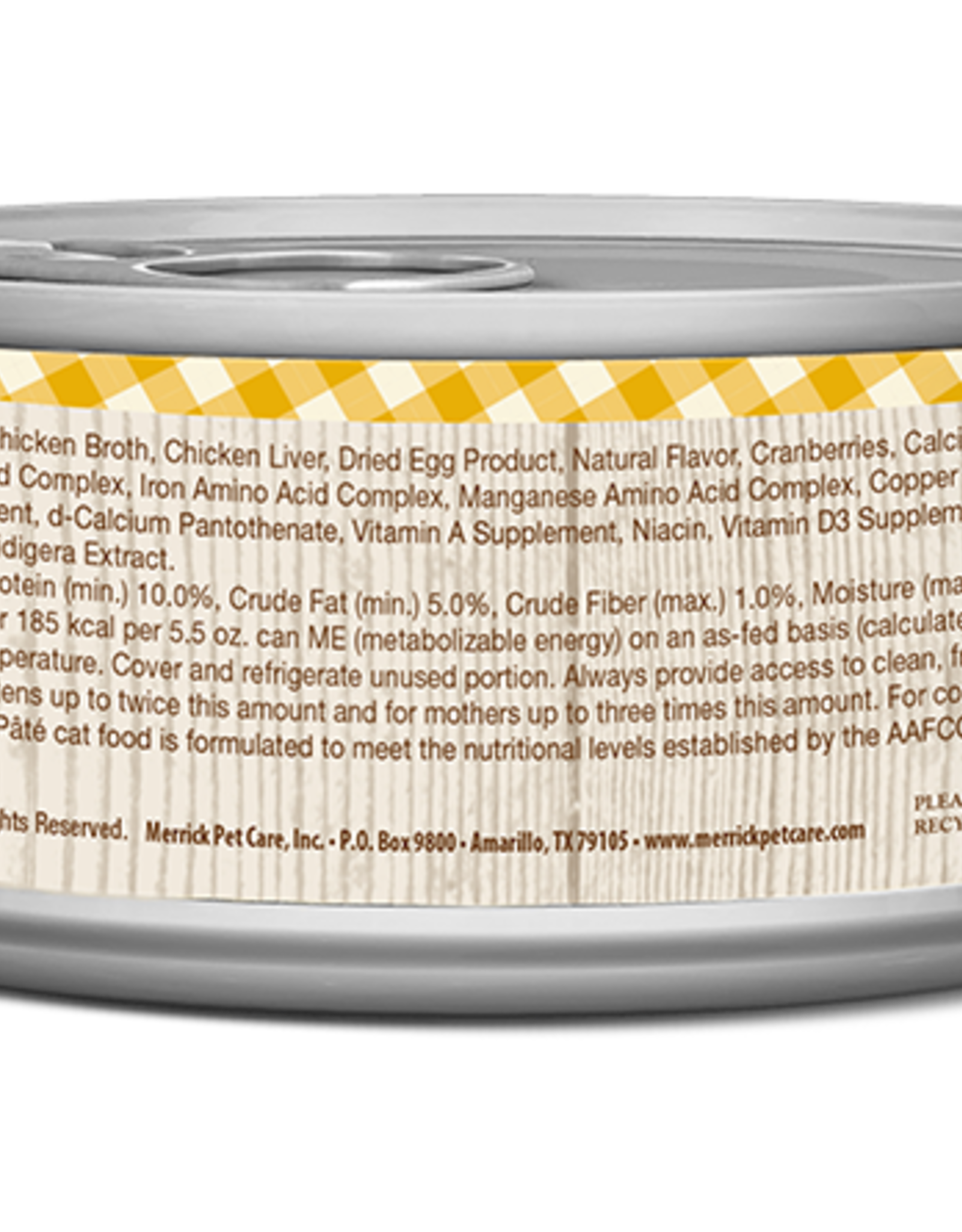 Merrick MERRICK CAT PURRFECT BISTRO CHICKEN 3OZ CASE OF 24