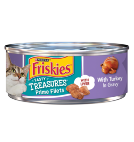FRISKIES CAT TASTY TREASURES TURKEY & CHEESE 5.5OZ CASE OF 24