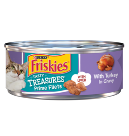 NESTLE PURINA PETCARE FRISKIES CAT TASTY TREASURES TURKEY & CHEESE 5.5OZ CASE OF 24