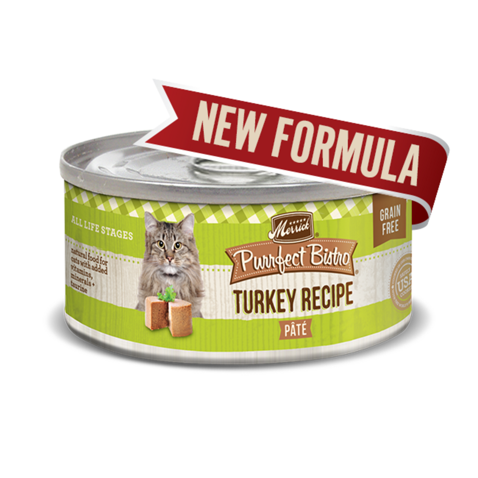 Merrick MERRICK CAT PURRFECT BISTRO TURKEY 3OZ CASE OF 24