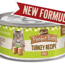 MERRICK PET CARE, INC. MERRICK CAT PURRFECT BISTRO TURKEY 3OZ CASE OF 24