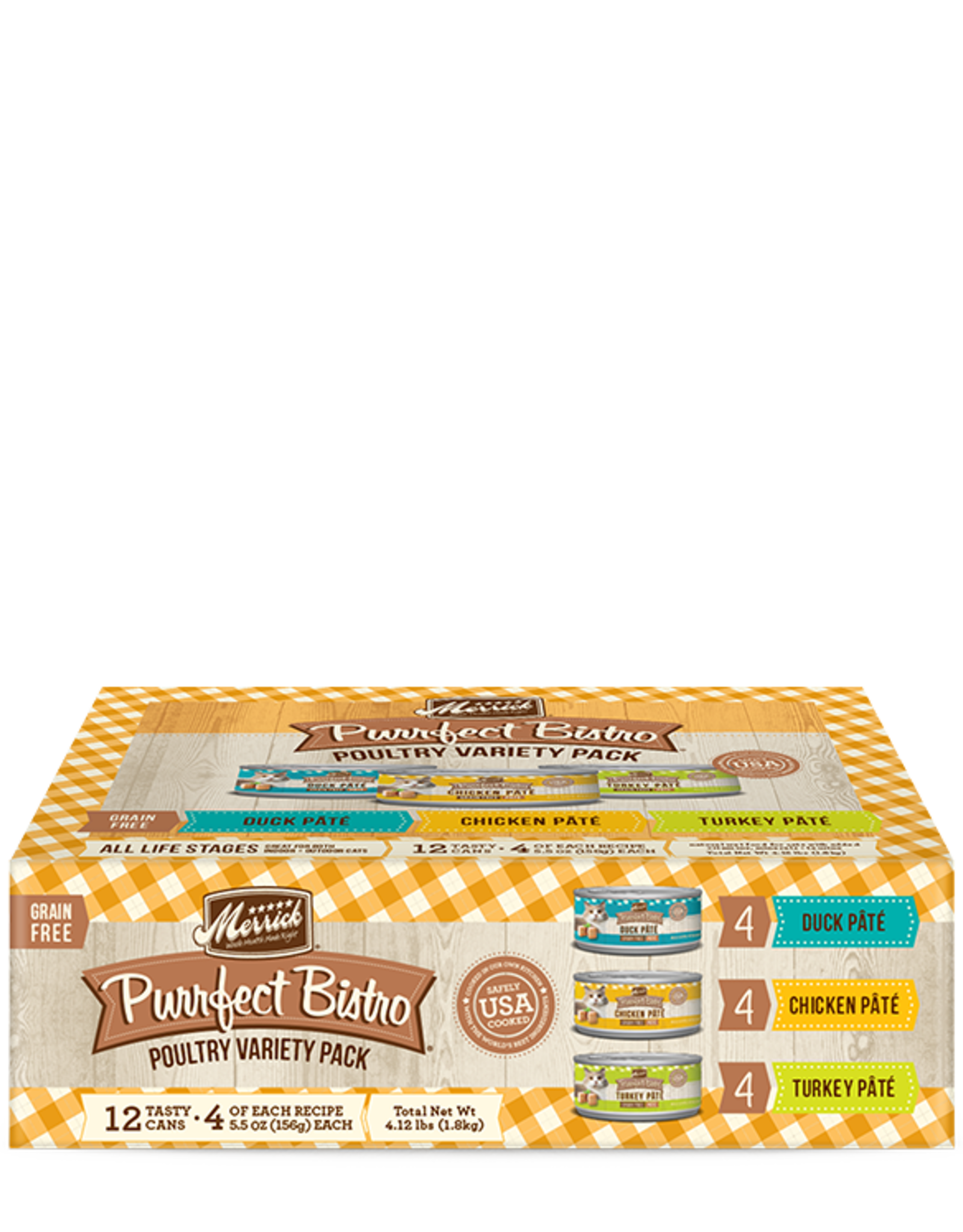 MERRICK CAT PURRFECT BISTRO VARIETY PACK POULTRY 5.5OZ Pickering