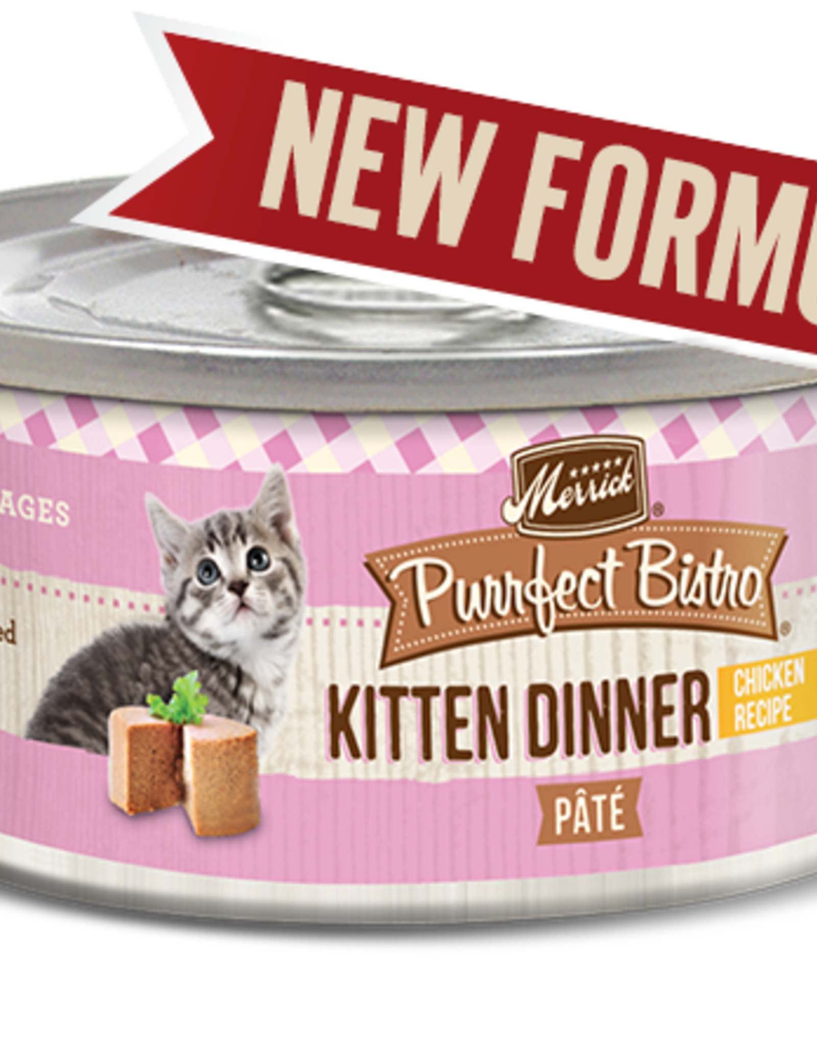 Merrick MERRICK PURRFECT BISTRO KITTEN DINNER PATE 3OZ CASE OF 24