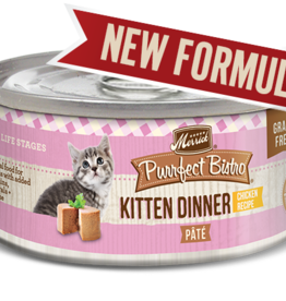 MERRICK PET CARE, INC. MERRICK PURRFECT BISTRO KITTEN DINNER PATE 3OZ CASE OF 24