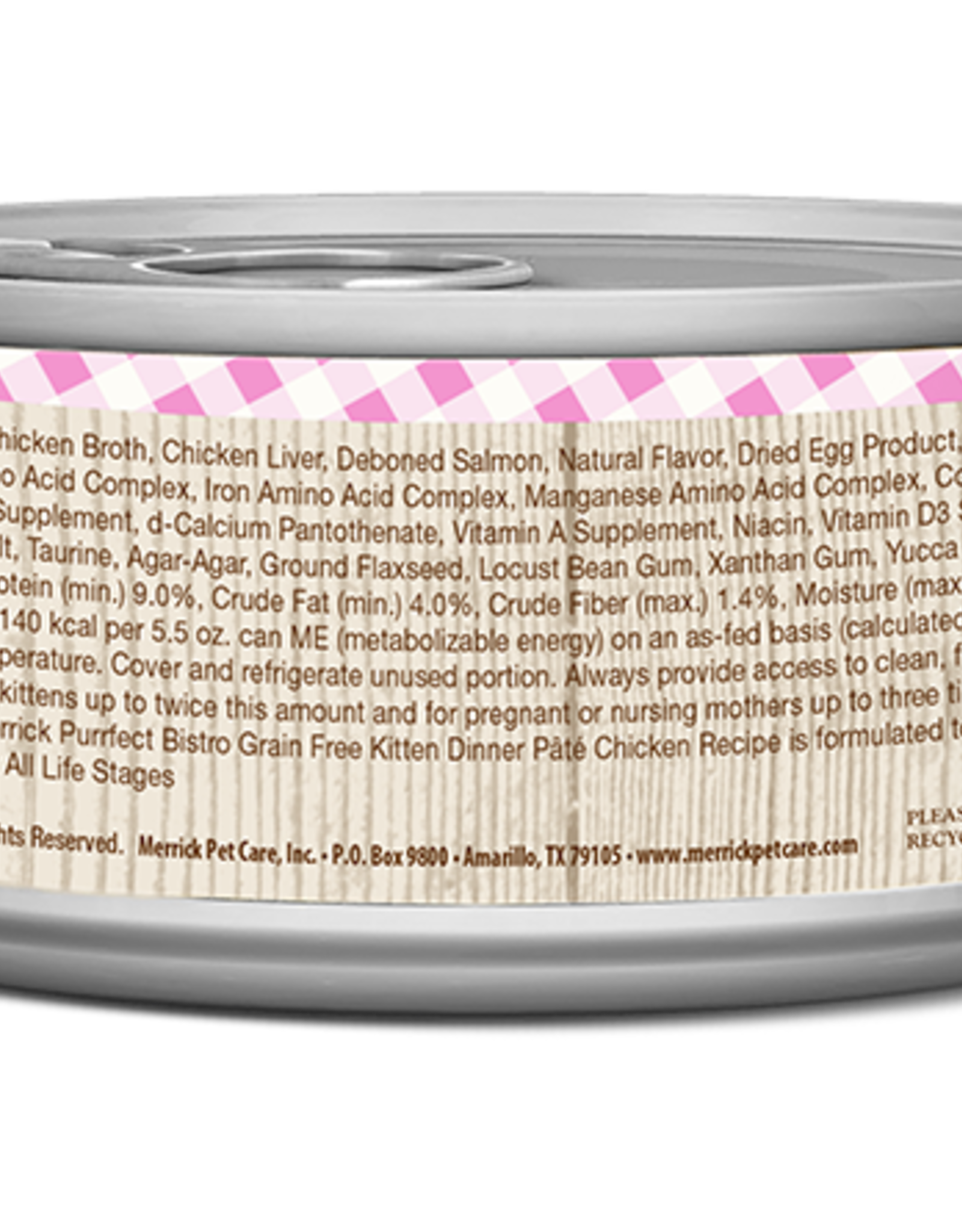 Merrick MERRICK PURRFECT BISTRO KITTEN DINNER PATE 3OZ CASE OF 24