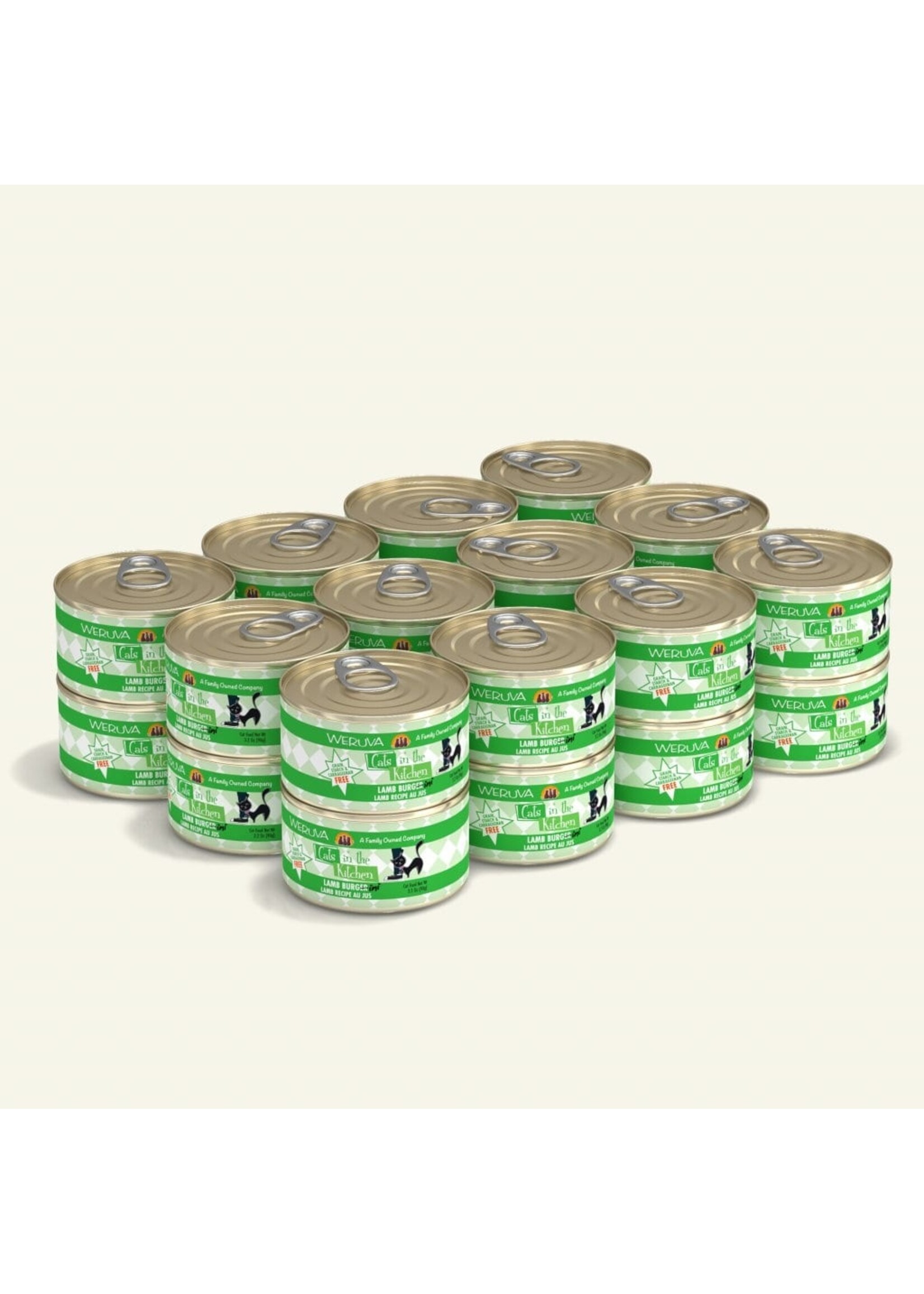 Weruva WERUVA CAT LAMB BURGINI 6OZ CASE OF 24