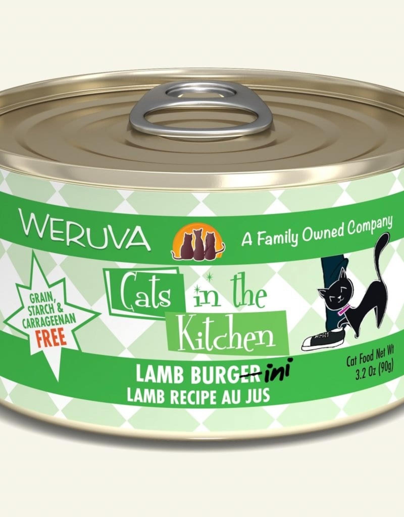 Weruva WERUVA CAT LAMB BURGINI 6OZ CASE OF 24