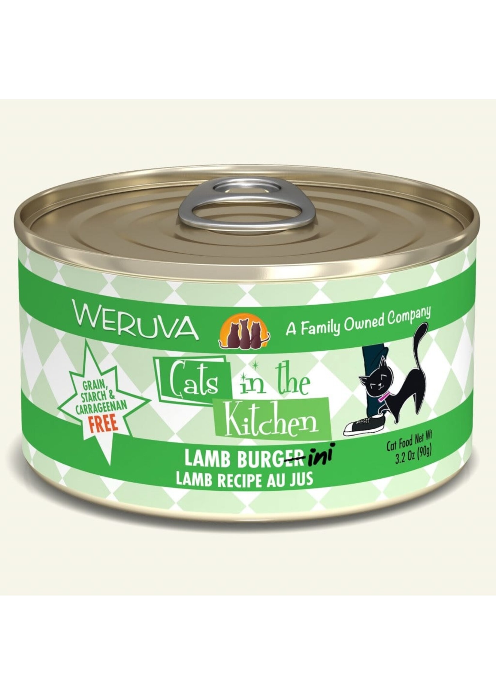 Weruva WERUVA CAT LAMB BURGINI 6OZ CASE OF 24