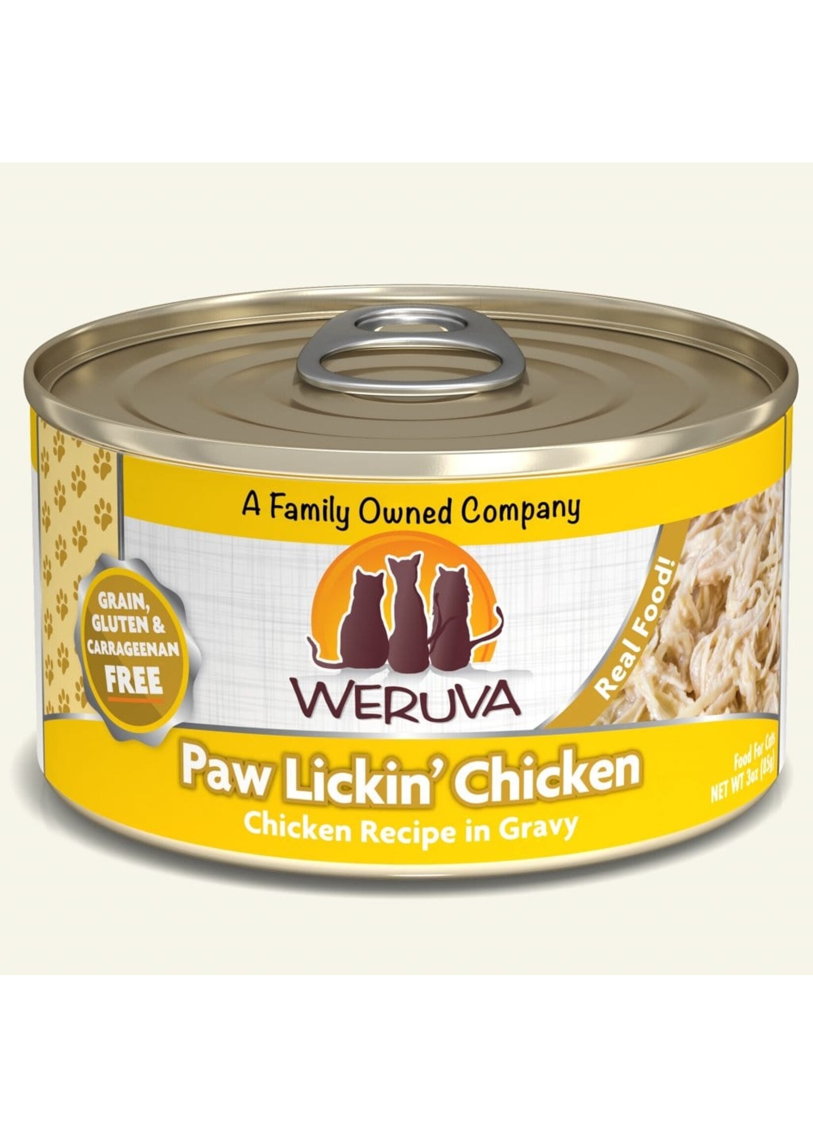 Weruva WERUVA CAT PAW LICKIN CHICKEN 3 OZ CASE OF 24
