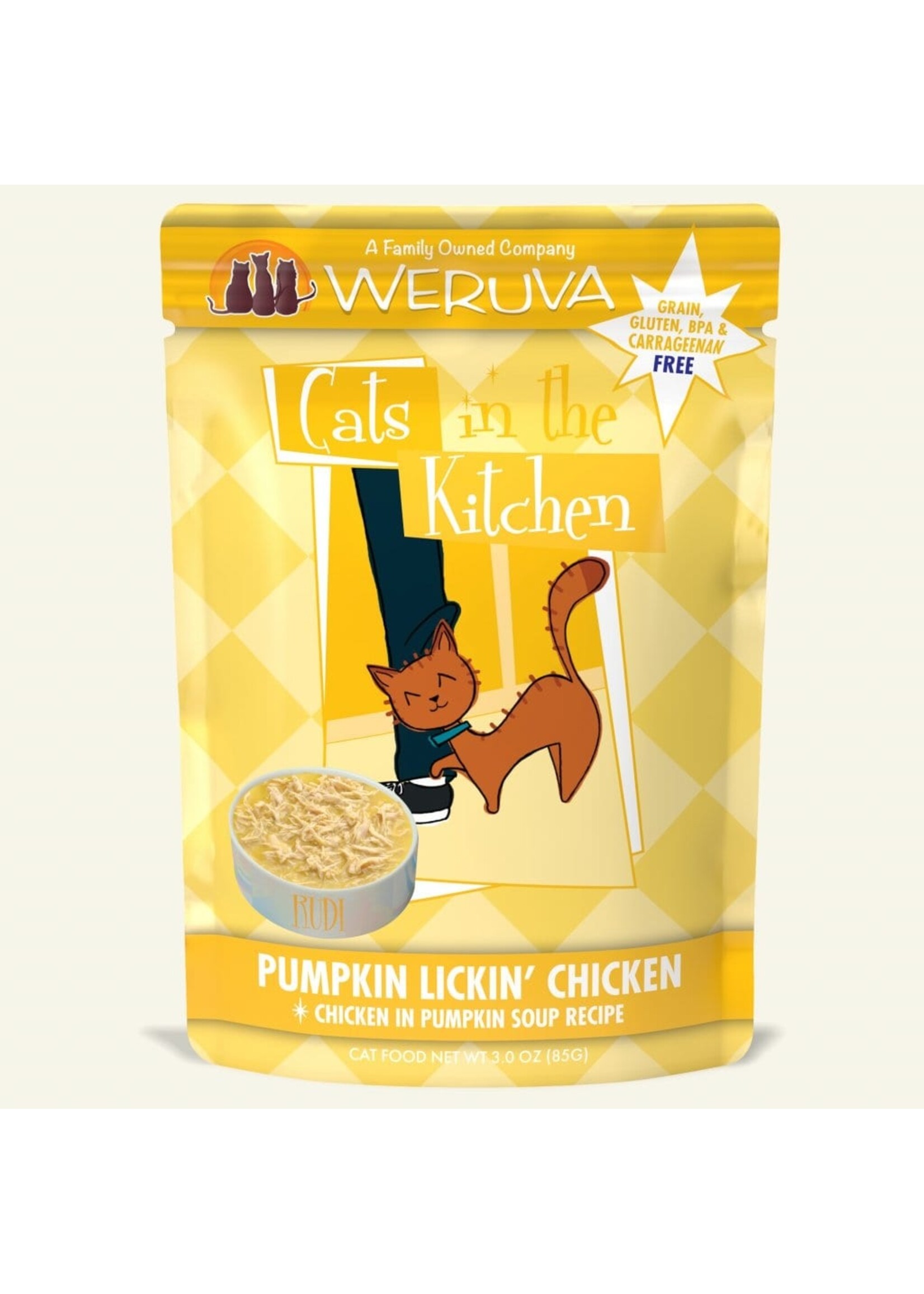 Weruva WERUVA CAT PUMPKIN LICKIN CHICKEN 3OZ CASE OF 12