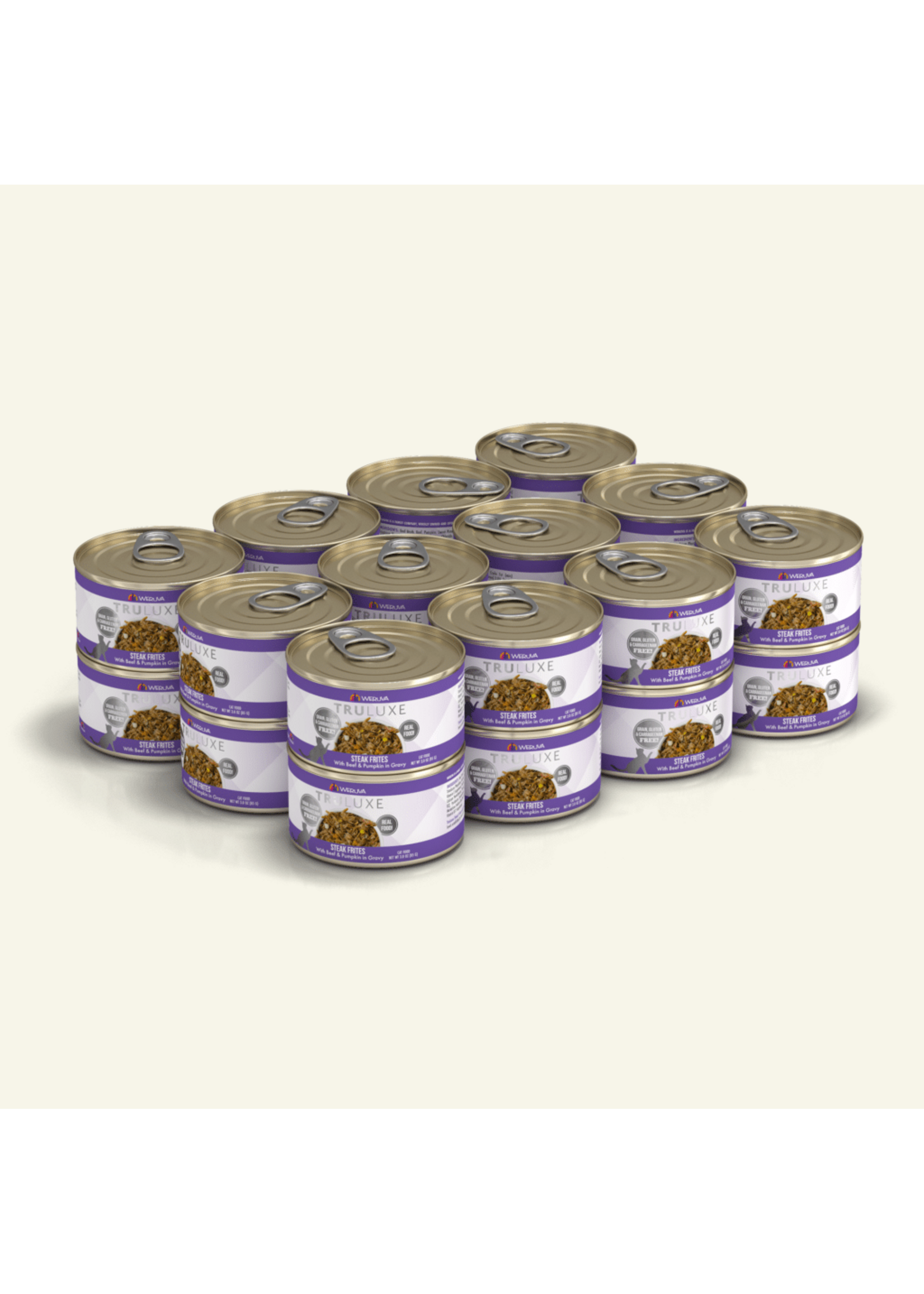 Weruva WERUVA CAT TRULUXE STEAK FRITES 6OZ CASE OF 24