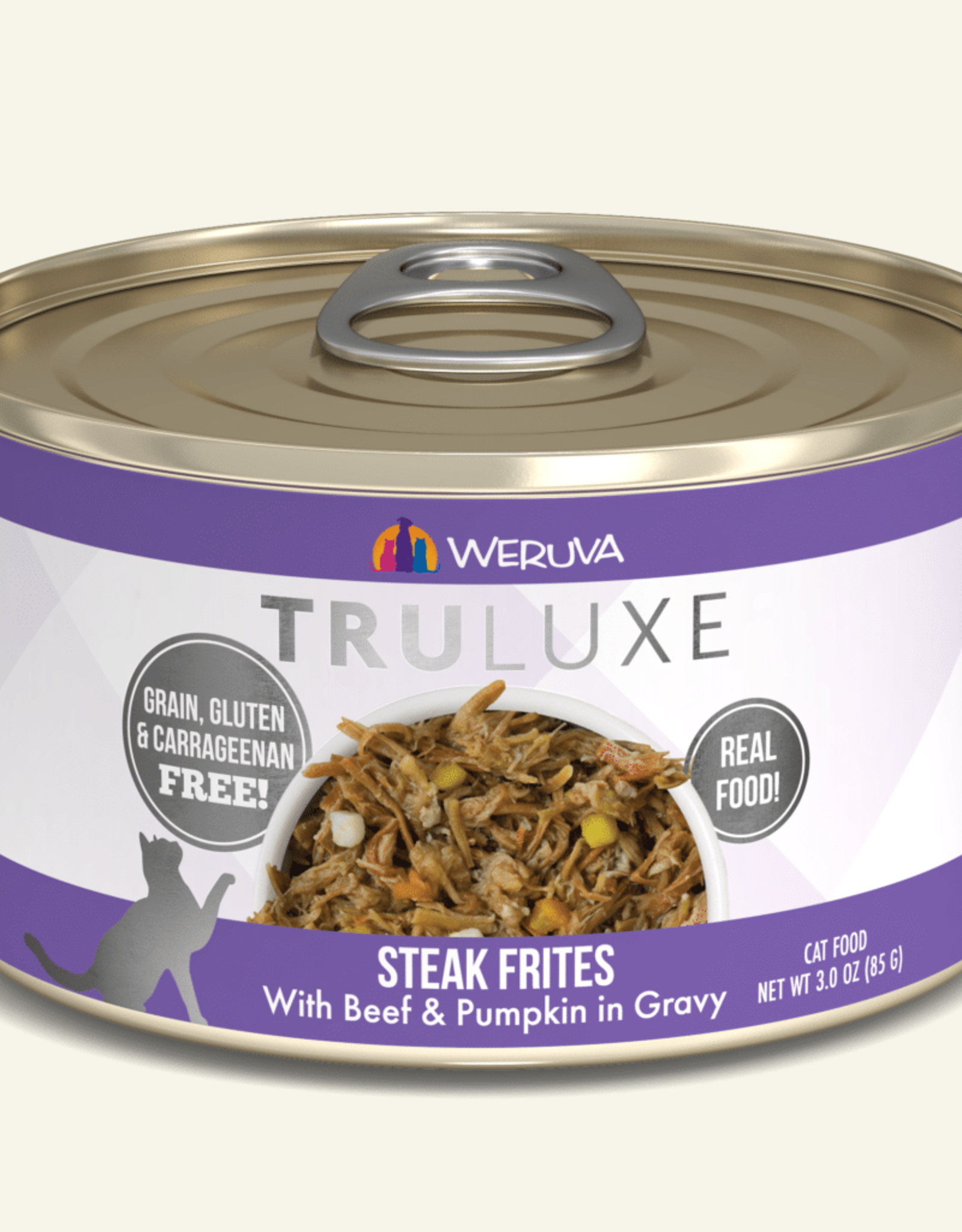 Weruva WERUVA CAT TRULUXE STEAK FRITES 6OZ CASE OF 24