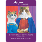 RAWZ AUJOU BY RAWZ CAT CHICKEN & DUCK RECIPE 2.46OZ BOX OF 8