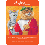 RAWZ AUJOU BY RAWZ CAT CHICKEN & PUMPKIN RECIPE 2.46OZ BOX OF 8