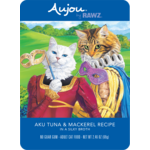 RAWZ AUJOU BY RAWZ CAT TUNA & MACKEREL RECIPE 2.46OZ BOX OF 8