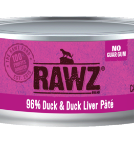 RAWZ RAWZ CAT CAN DUCK & DUCK LIVER 5.5OZ CASE OF 24