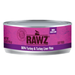 RAWZ RAWZ CAT TURKEY & LIVER CAN 5.5OZ CASE OF 24