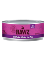 RAWZ RAWZ CAT TURKEY & LIVER CAN 5.5OZ CASE OF 24