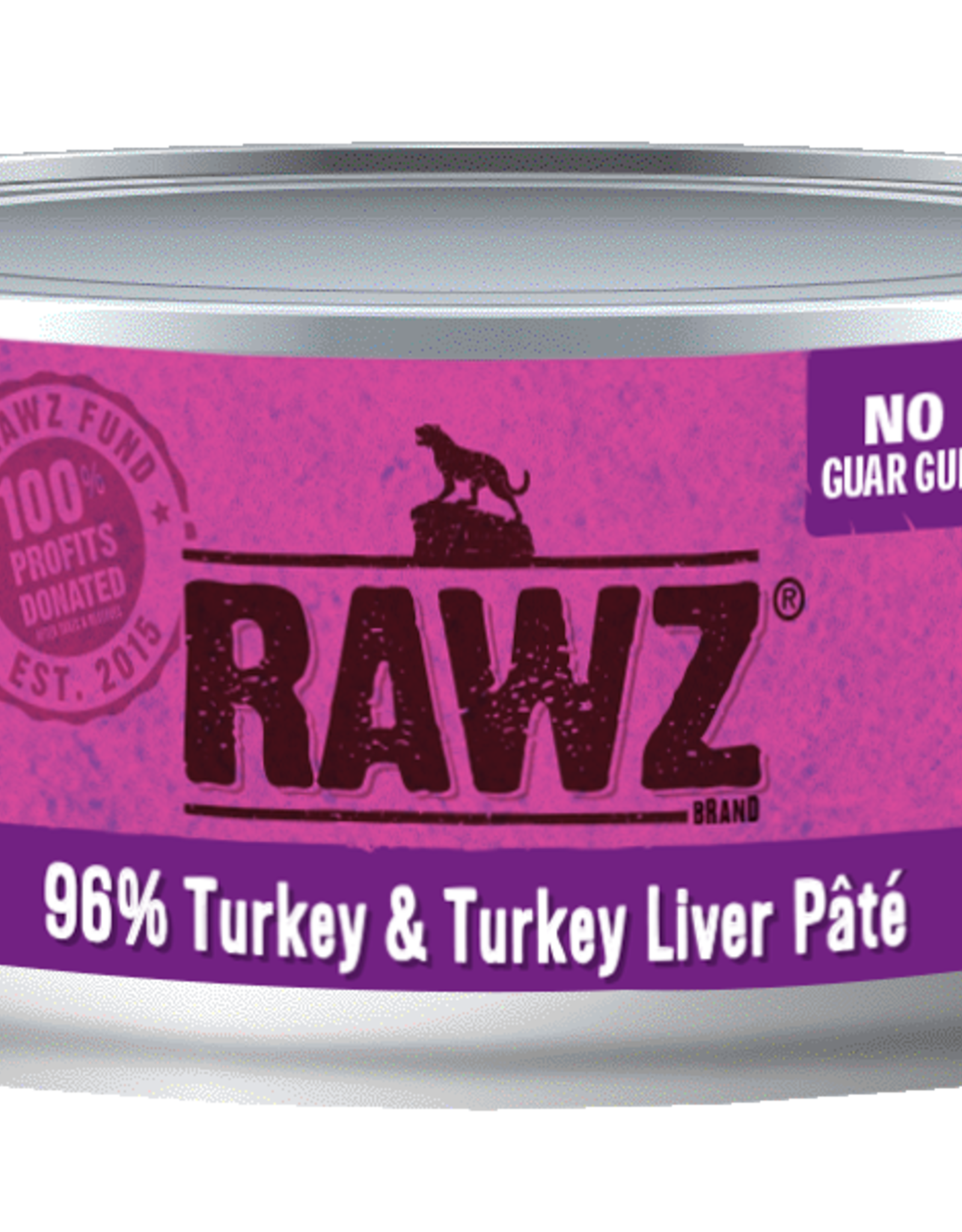 RAWZ RAWZ CAT TURKEY & LIVER CAN 5.5OZ CASE OF 24